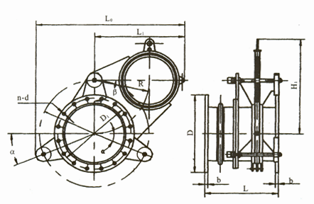 Plug in valve and valve - sector valve